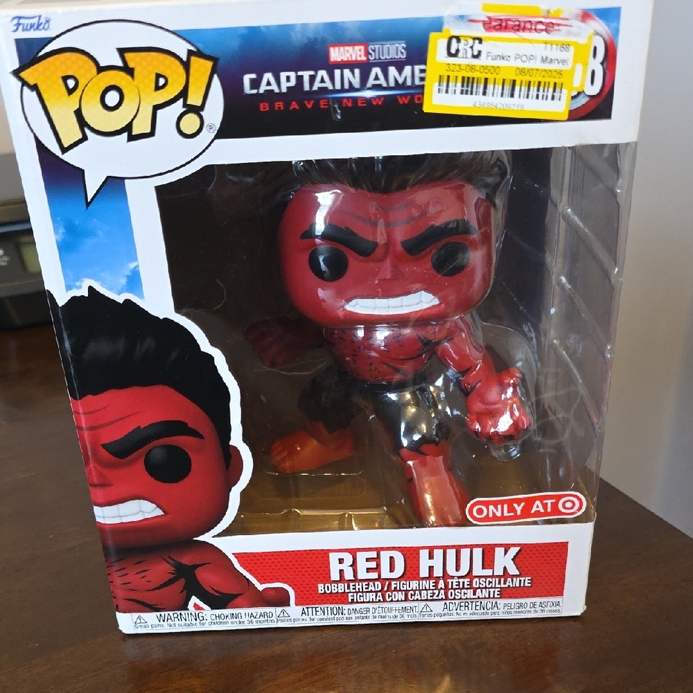Funko Pop Red and Black Hulk Figure